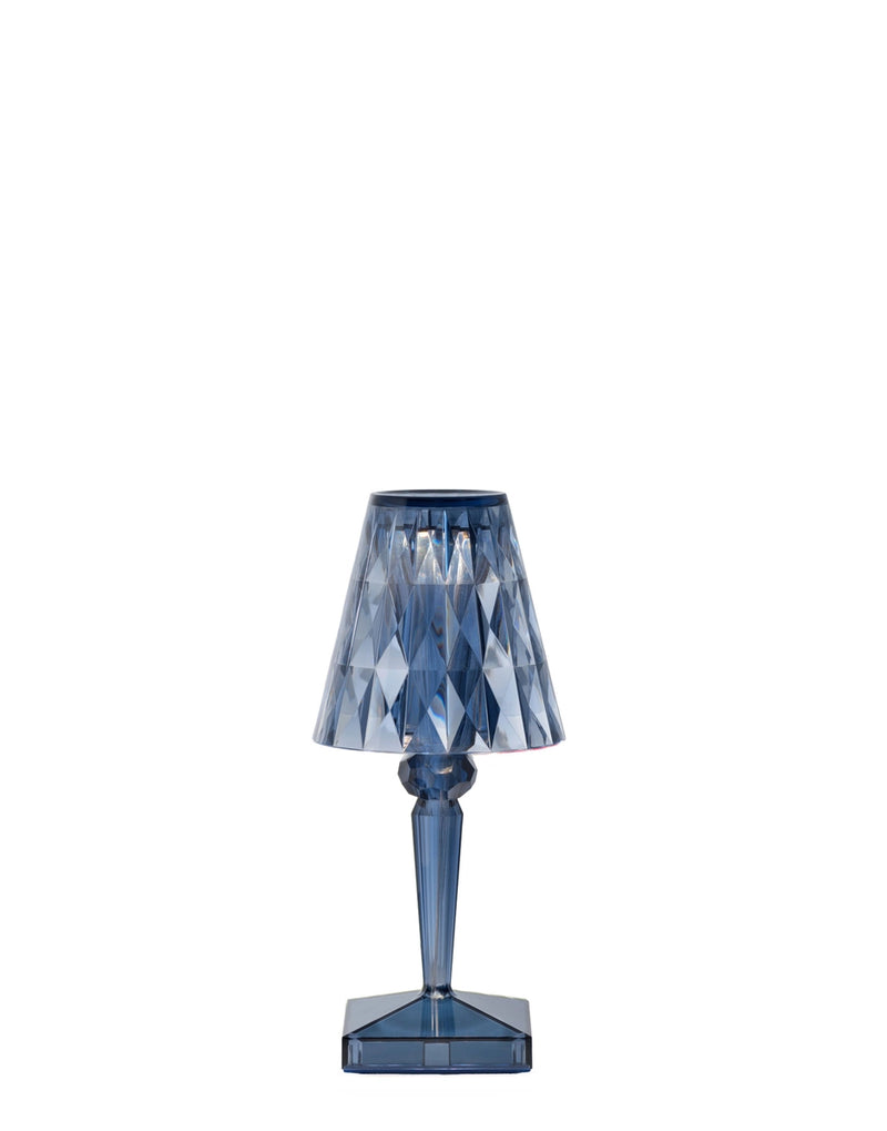 Lampe BATTERY New Colors Bleu Clair sans fil Led - Kartell