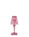 Lampe BATTERY New Colors Rose Pastel sans fil Led - Kartell