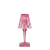 Lampe BATTERY New Colors Rose Pastel sans fil Led - Kartell