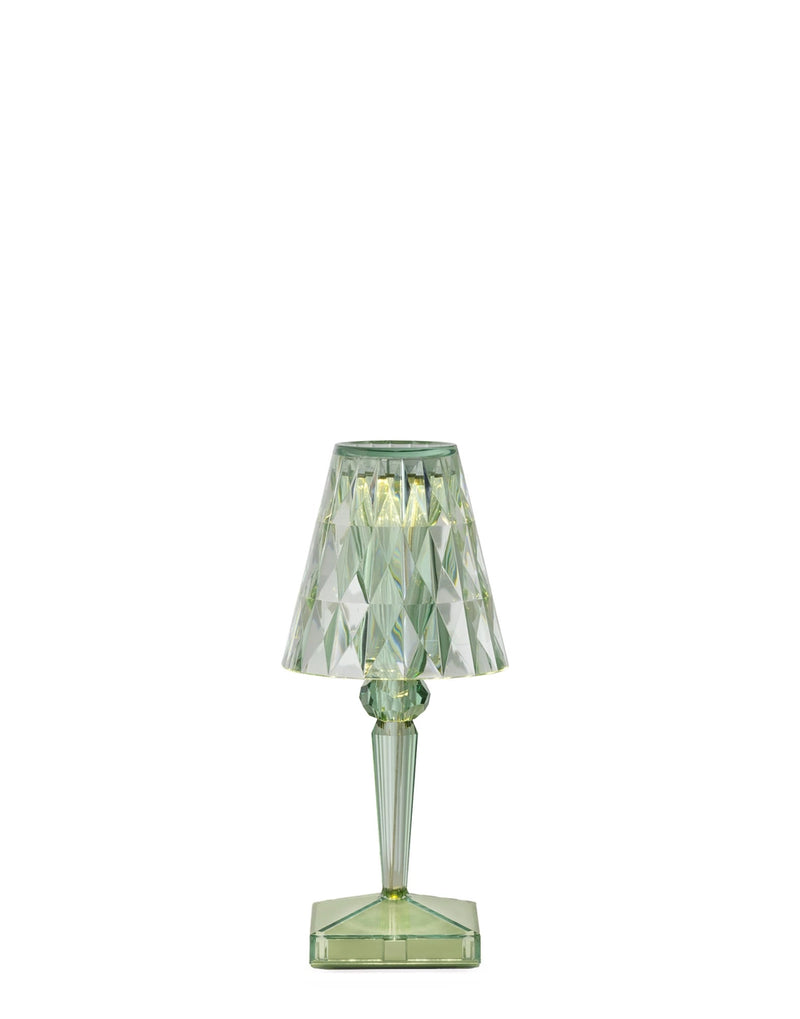 Lampe BATTERY New Colors Vert Menthe sans fil Led - Kartell