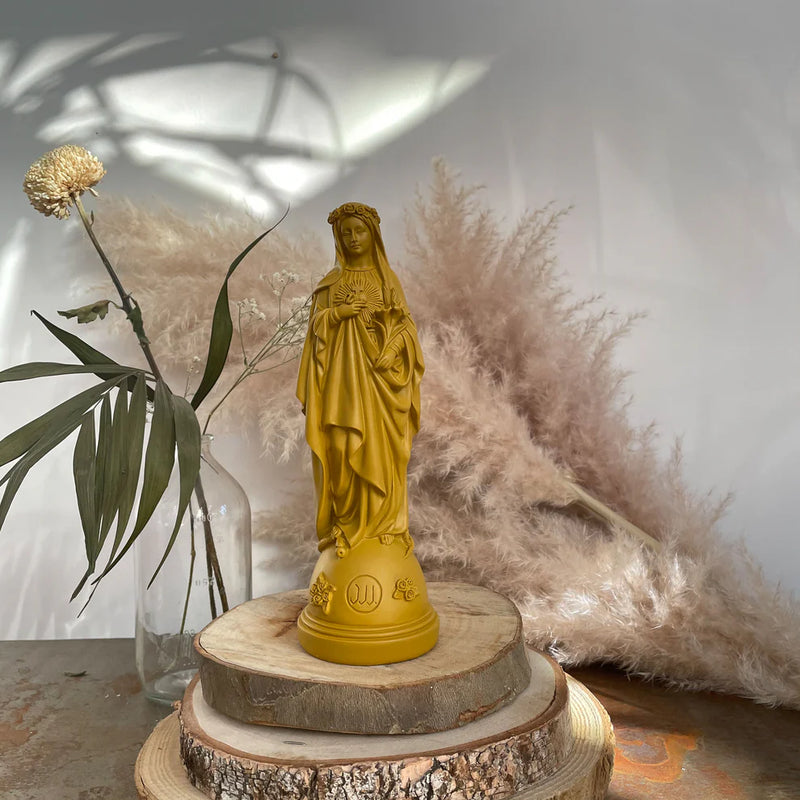 Statue Marie Aux Fleurs - J'ai Vu La Vierge