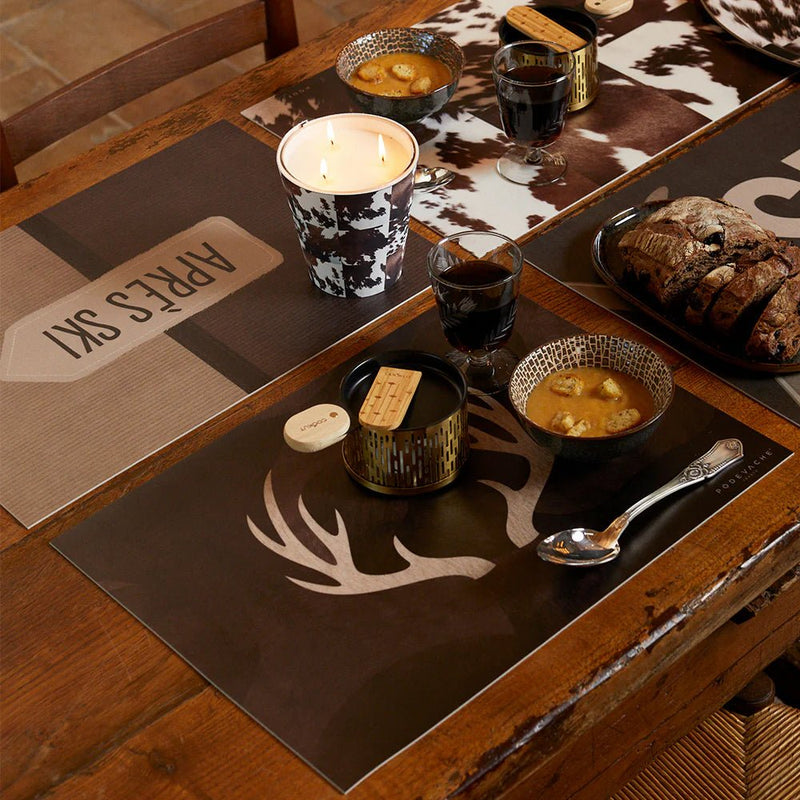 Set de table Cornes de Cerf - Pôdevache - I.D DECO MARSEILLE