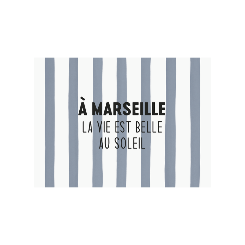 Set de table À MARSEILLE LA VIE EST BELLE AU SOLEIL - Pôdevache