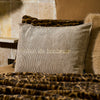 Coussin Velours Brodé Maison du Bonheur - Pôdevache - I.D DECO MARSEILLE