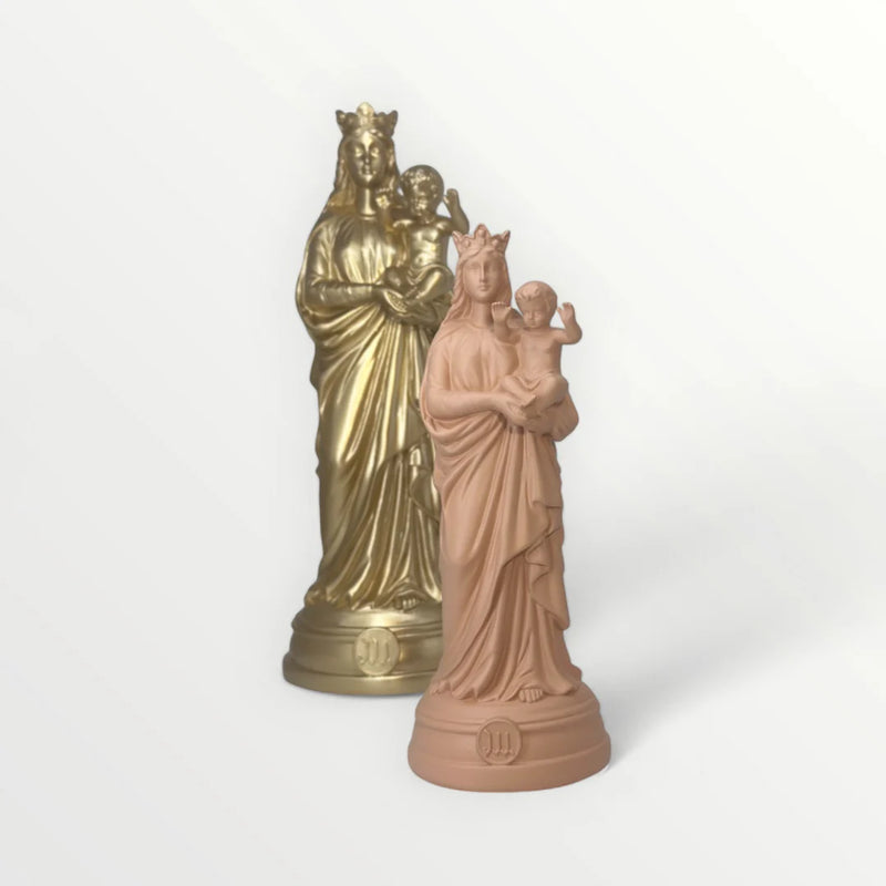 Statuette Notre Dame de La Garde 20cm - BEIGE - J'ai Vu La Vierge