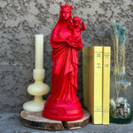 Statuette Bonne Mère Notre Dame de La Garde - ROUGE CARMIN - J'ai Vu La Vierge