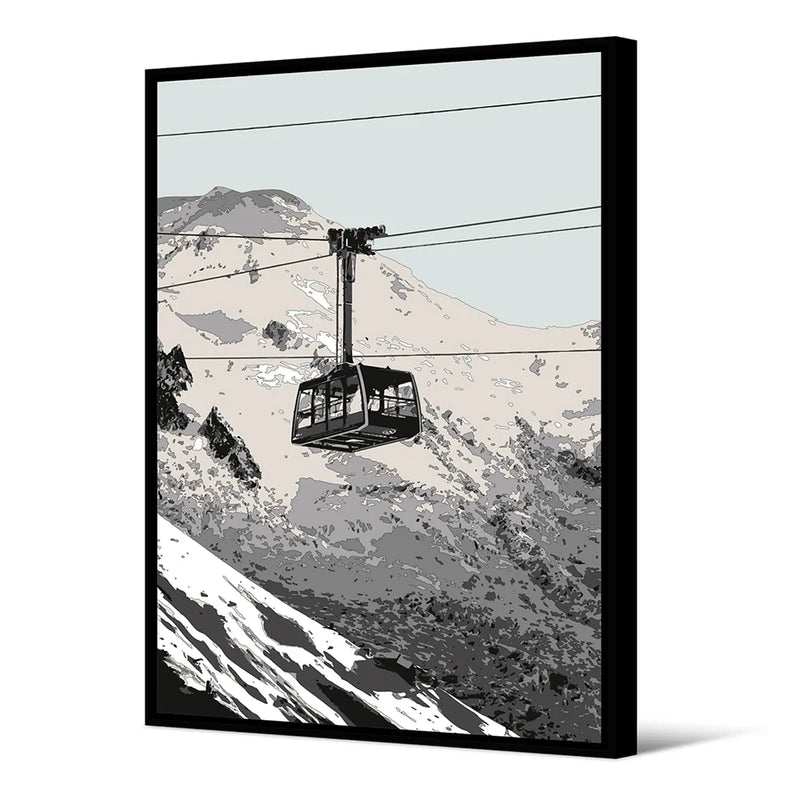 Tableau Marseille Télécabine - Pôdevache - I.D DECO MARSEILLE