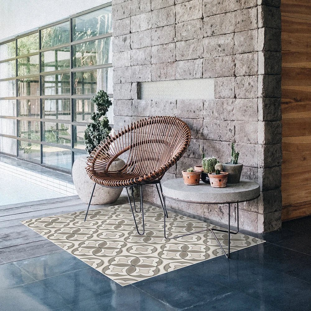 Tapis Vinyle Belen - Intérieur et Extérieur - Pôdevache - I.D DECO MARSEILLE