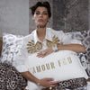 Coussin Velours Brodé Amour Fou - Pôdevache - I.D DECO MARSEILLE