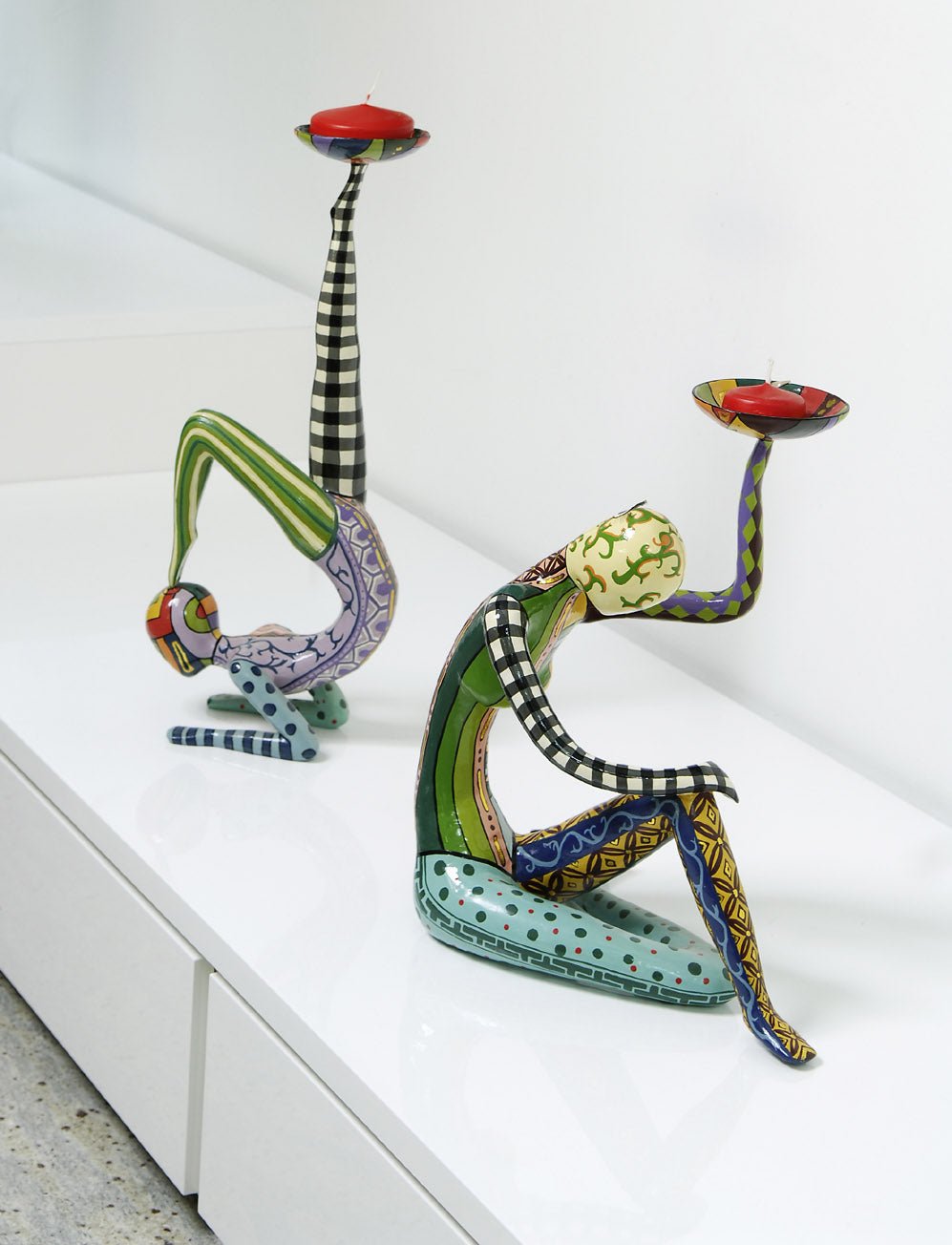Acrobate Handstand Tom’s Drag – Sculpture design porte - bougie - I.D DECO MARSEILLE