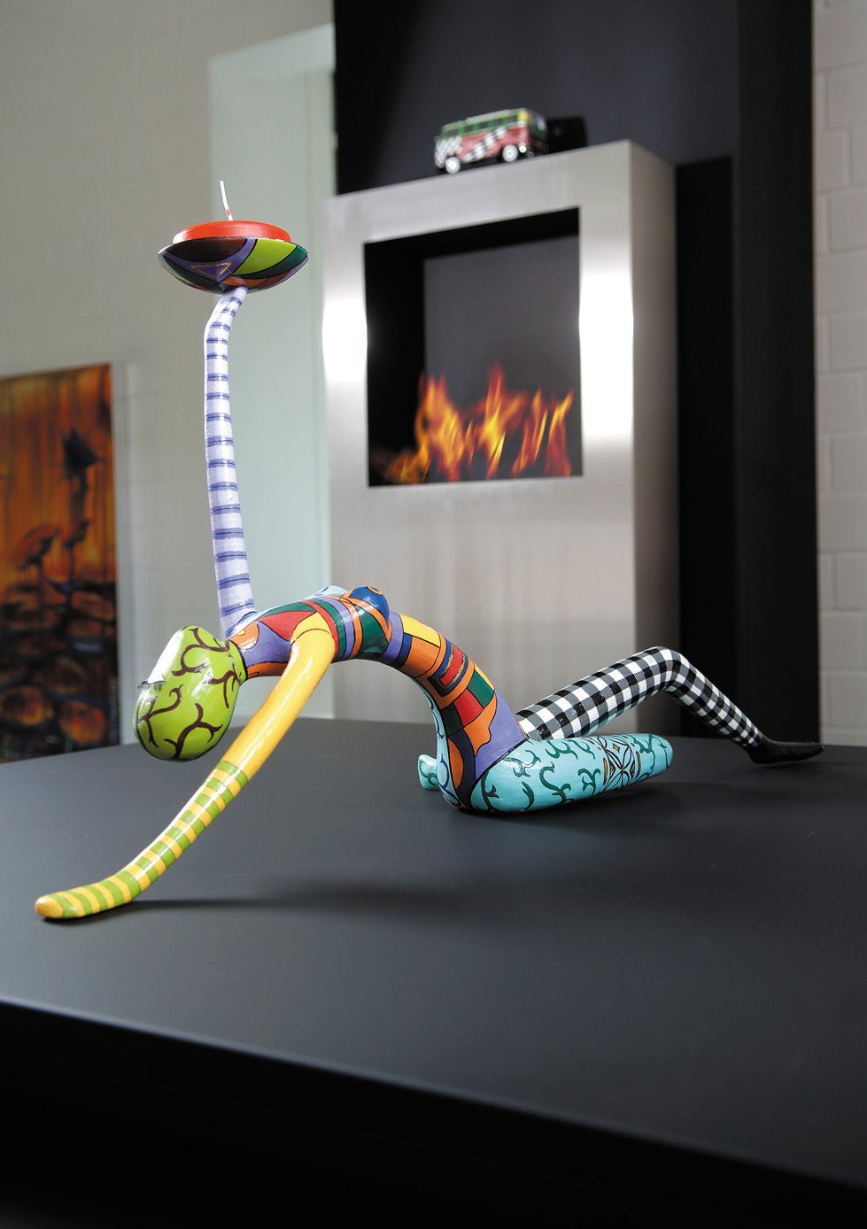 Acrobate Tom’s Drag – Sculpture design porte - bougie artistique - I.D DECO MARSEILLE