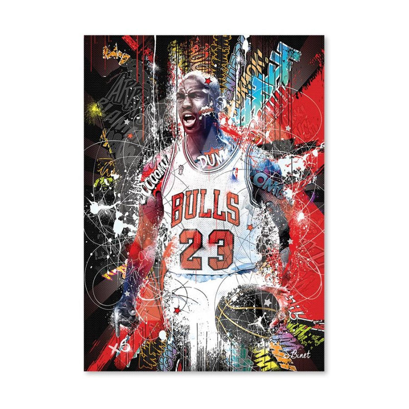 Sylvain Binet - Bulls Team - 20x28cm