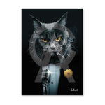 Sylvain Binet - Chat Chanteur - 20x28cm