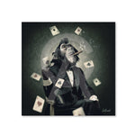 Sylvain Binet - Singe Poker - 20x20cm