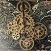 Horloge à engrenages avec verre D.60cm - I.D DECO MARSEILLE