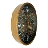 Horloge à engrenages avec verre D.60cm - I.D DECO MARSEILLE