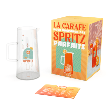 Carafe à Spritz et son mélangeur - Cookut - I.D DECO MARSEILLE