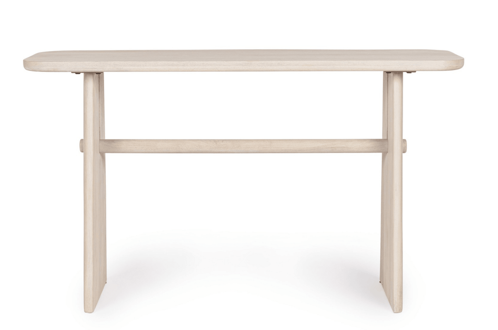 Console bois clair minimaliste NARA LINE - I.D DECO MARSEILLE