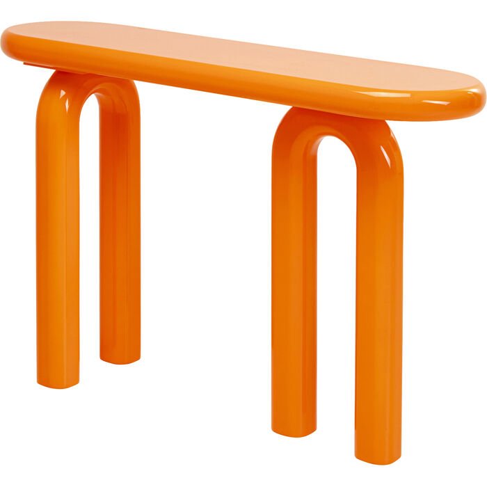Console Eliano orange 120cm - I.D DECO MARSEILLE