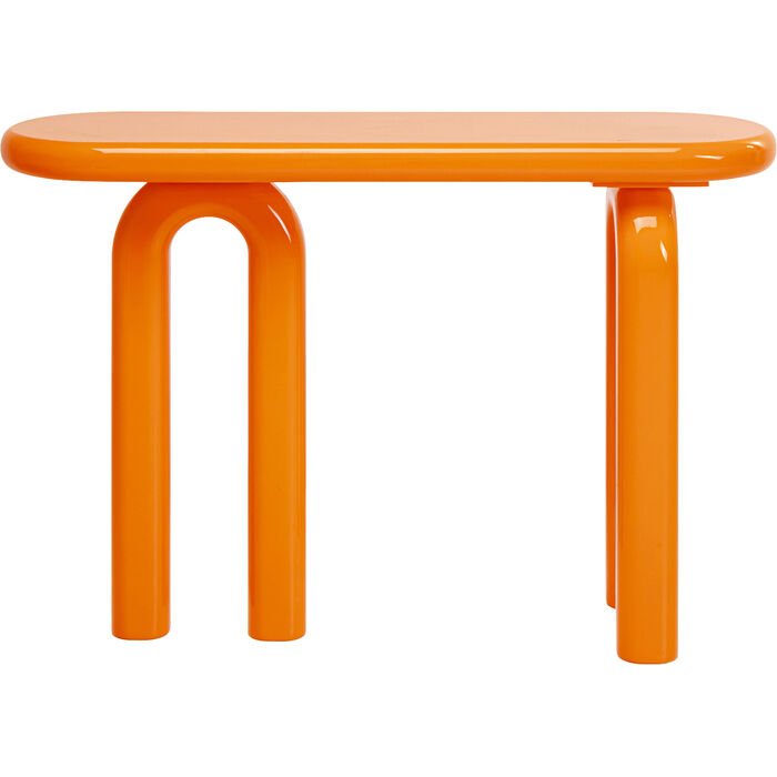 Console Eliano orange 120cm - I.D DECO MARSEILLE