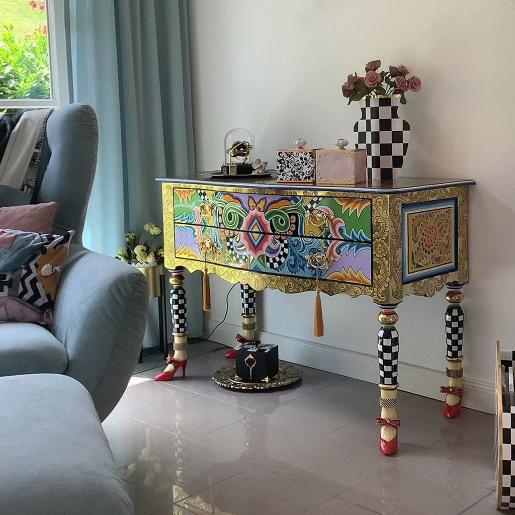 Console Versailles XL Tom’s Drag – Console design baroque haut de gamme - I.D DECO MARSEILLE