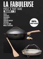 La Fabuleuse poêle 8 en 1 de Cookut coloris météore, disponible chez I.D DECO Marseille et en livraison partout en France