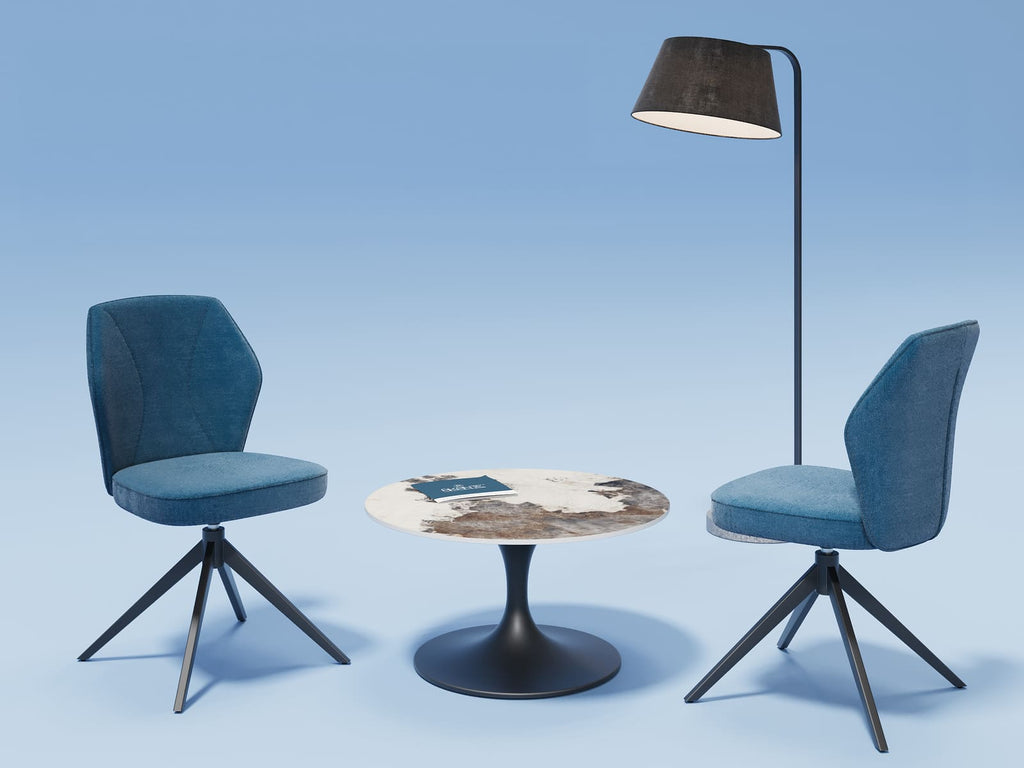 Table basse Bolau céramique Calcatta D.70cm - I.D DECO MARSEILLE