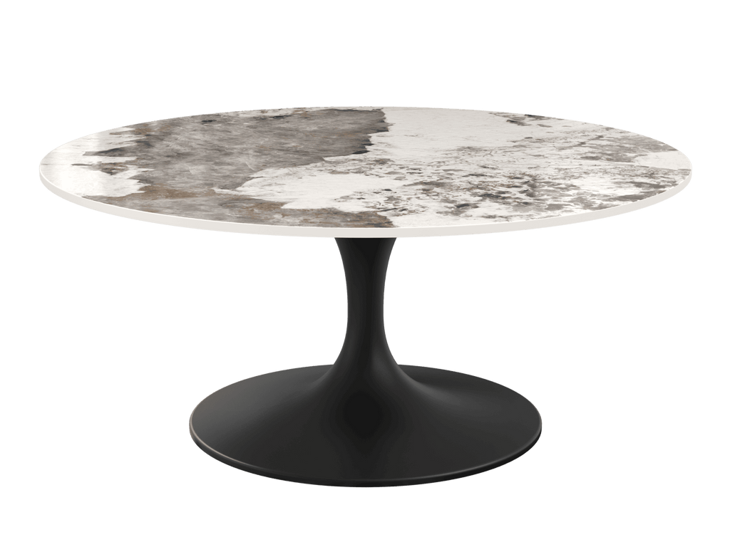 Table basse Bolau céramique Calcatta D.90cm - I.D DECO MARSEILLE