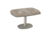Table de repas céramique Archi - Acier laqué gris - I.D DECO MARSEILLE
