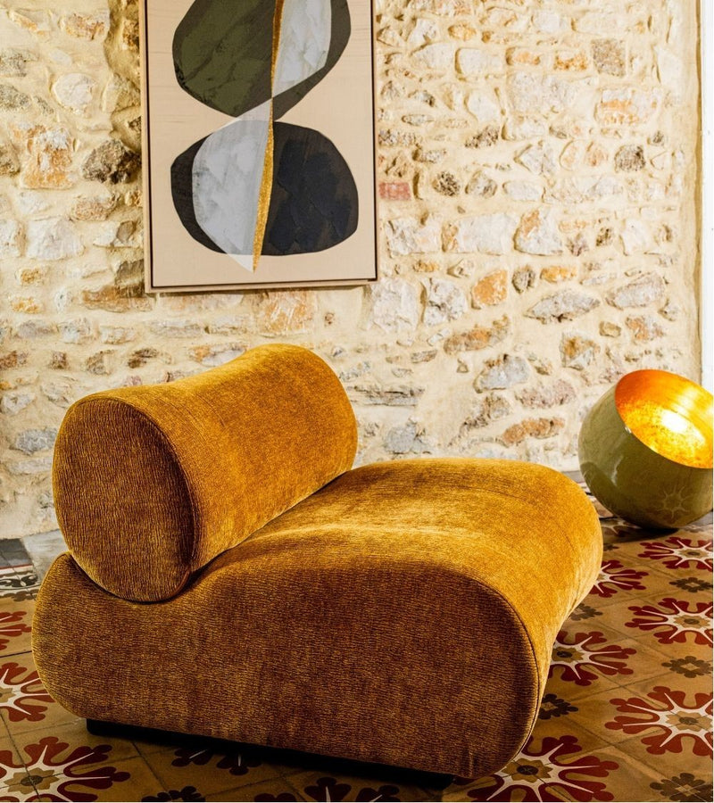 Fauteuil Antonia - Moutarde