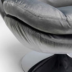 Fauteuil Cosy Gris Pivotant