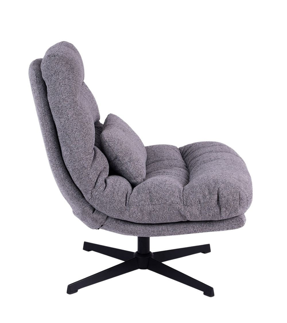 Fauteuil Pivotant Toonight - Gris - I.D DECO MARSEILLE