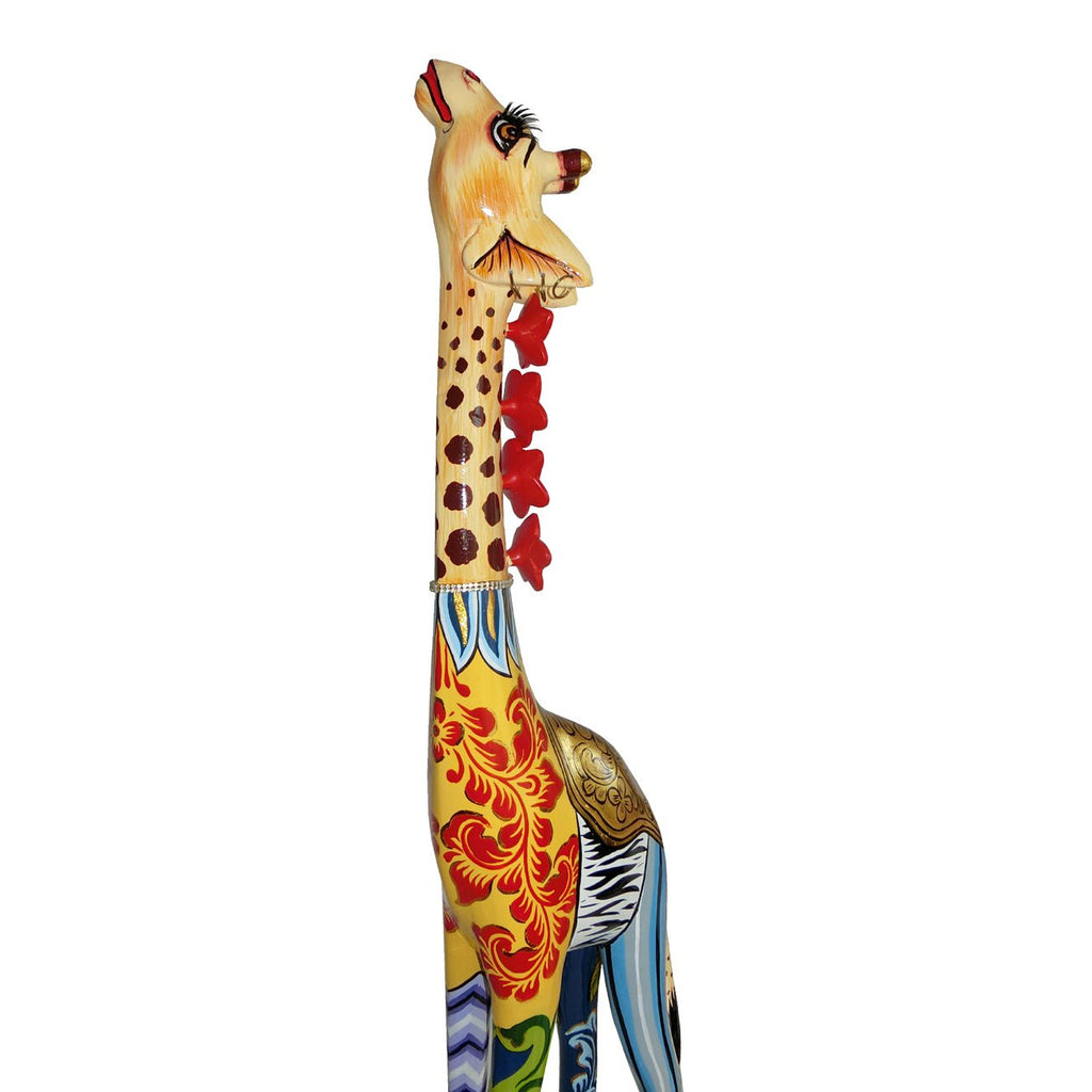 Girafe Petite Roxanna Tom’s Drag – Sculpture girafe design colorée - I.D DECO MARSEILLE