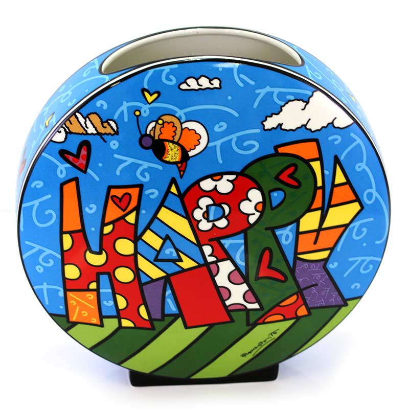 Vase Happy Romero Britto - I.D DECO MARSEILLE