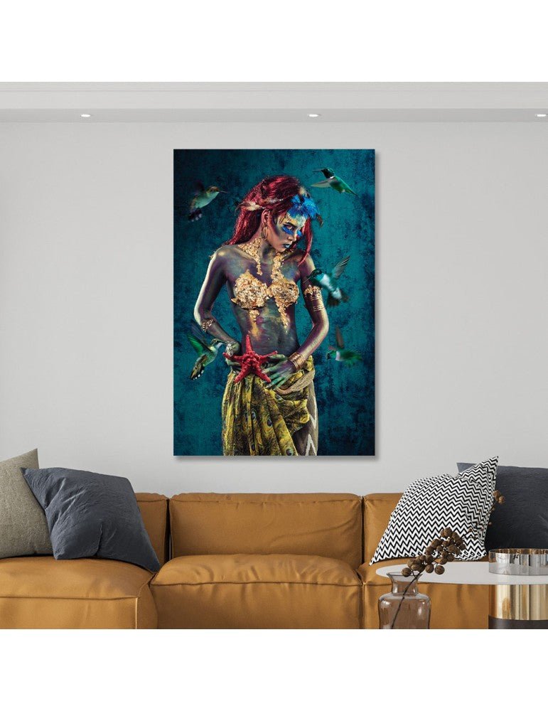 Tableau Plexi - Femme Océan - I.D DECO MARSEILLE