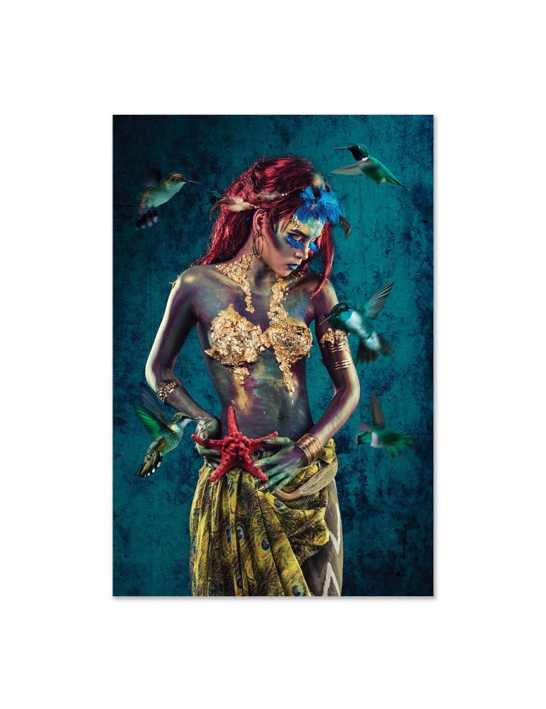 Tableau Plexi - Femme Océan - I.D DECO MARSEILLE