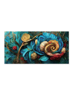 Tableau Verre - Floraison coloré - I.D DECO MARSEILLE