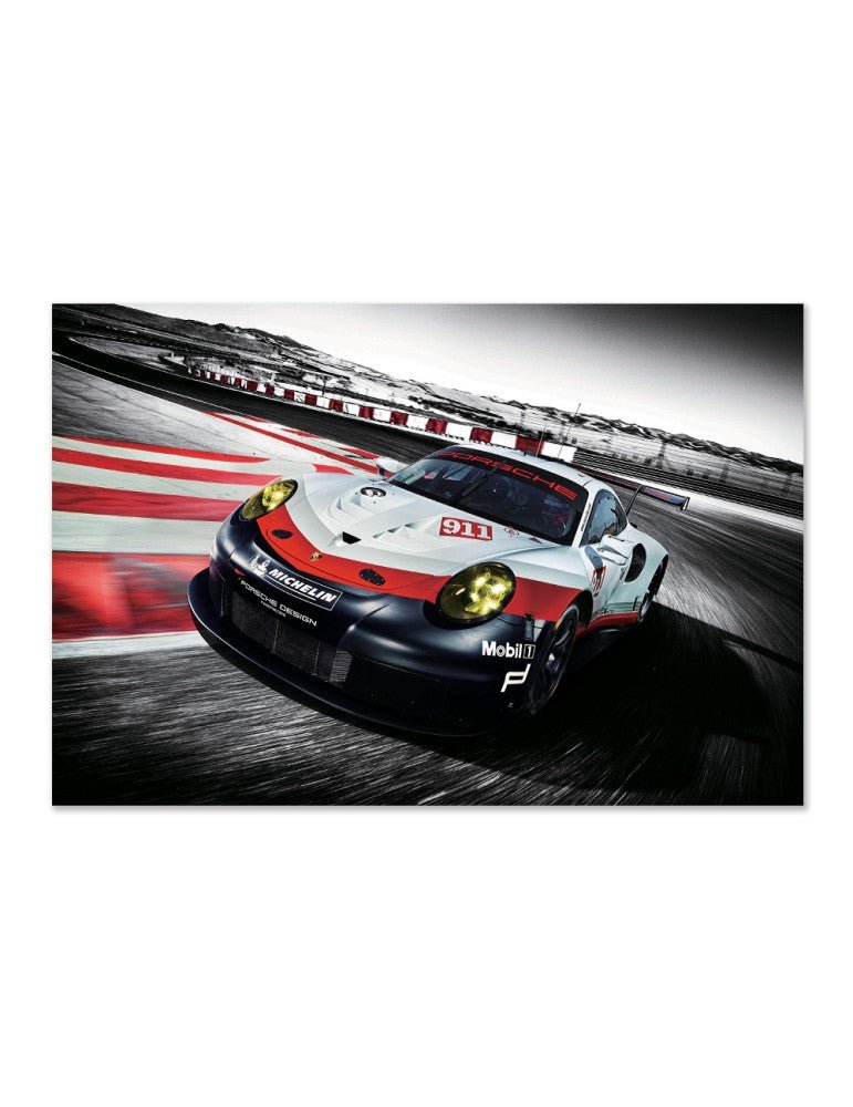 Tableau Verre - Porsche circuit - I.D DECO MARSEILLE