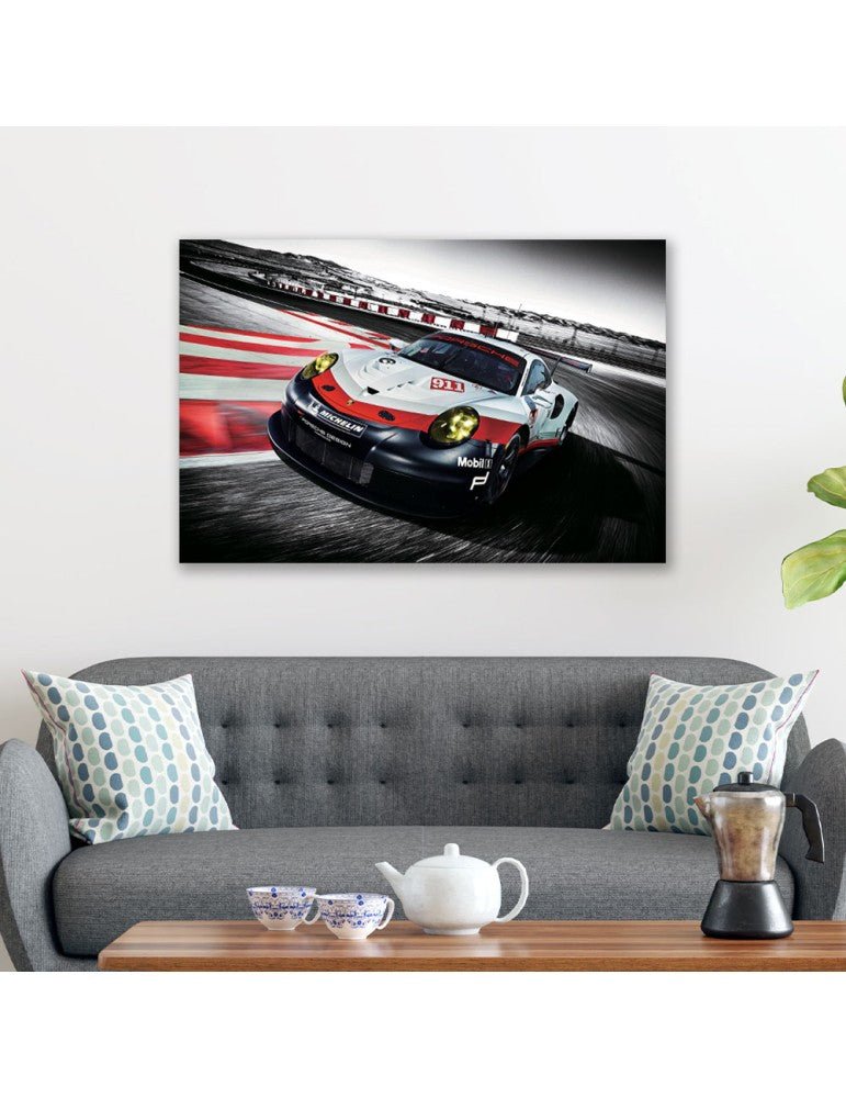 Tableau Verre - Porsche circuit - I.D DECO MARSEILLE