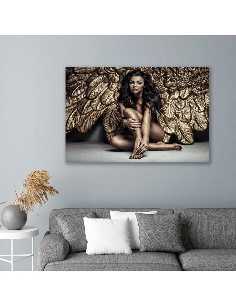 Tableau Verre - Madame Angel - I.D DECO MARSEILLE