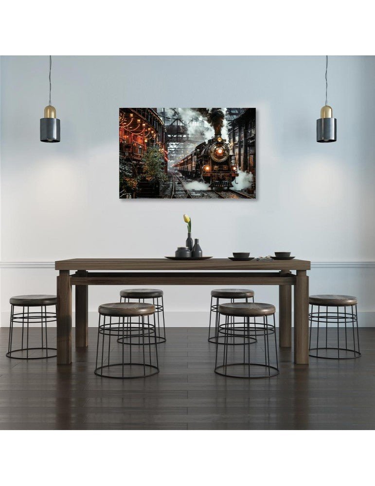 Tableau Verre - Dernier Départ - I.D DECO MARSEILLE