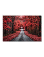 Tableau Verre - Paysage Rouge - I.D DECO MARSEILLE