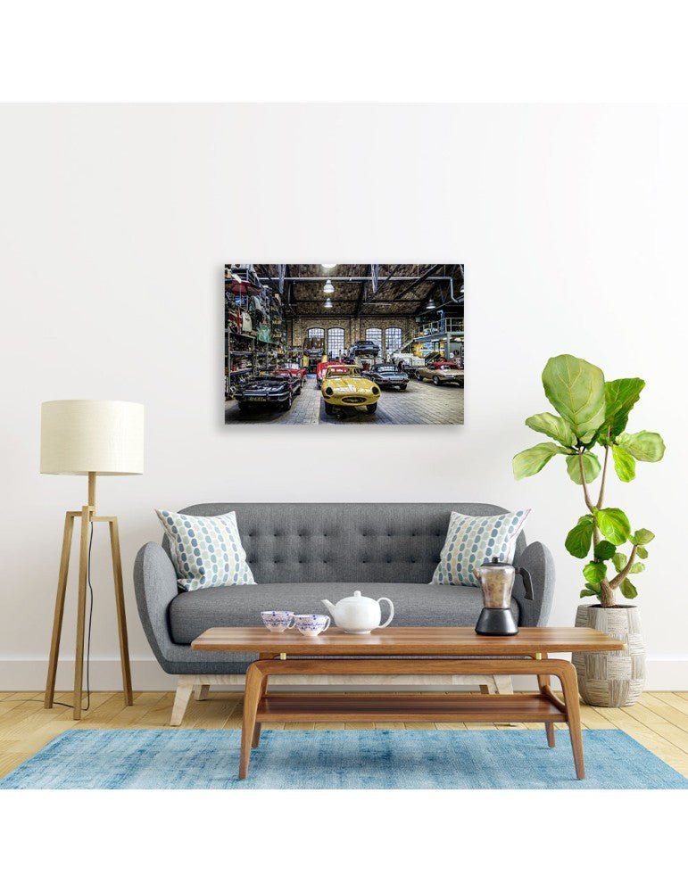 Tableau Verre - Garage Vintage - I.D DECO MARSEILLE