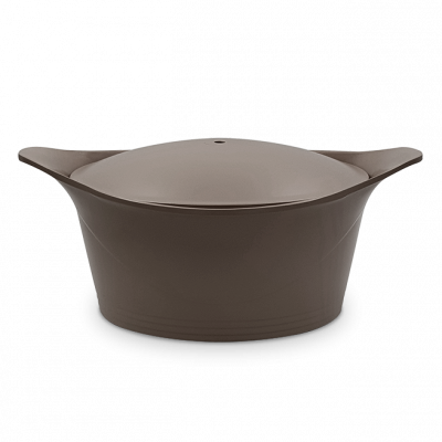 L'incroyable cocotte coloris moka de la marque Cookut, disponible en 2 tailles chez I.D DECO Marseille et en livraison partout en France