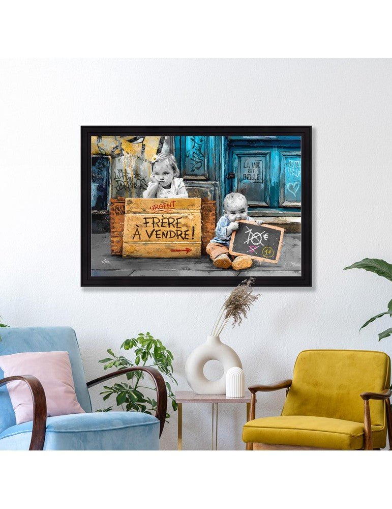 Romaric - La petite fille et son frère - I.D DECO MARSEILLE