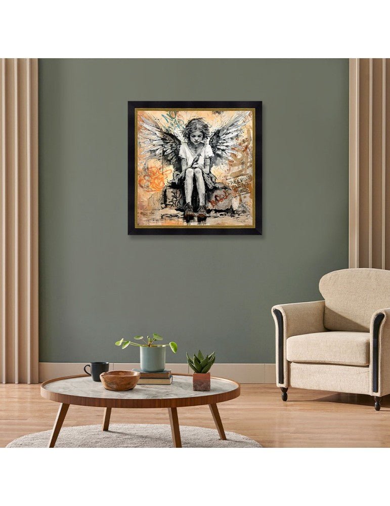 Romaric - L'ange et l'oiseau - I.D DECO MARSEILLE