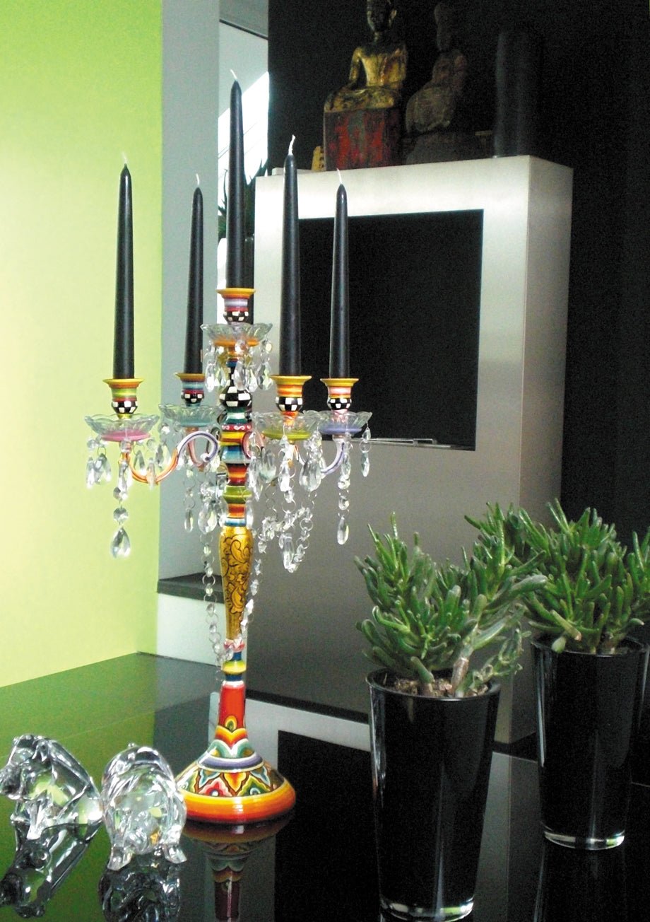Lustre M Tom’s Drag – Candélabre design multibras en cristal - I.D DECO MARSEILLE