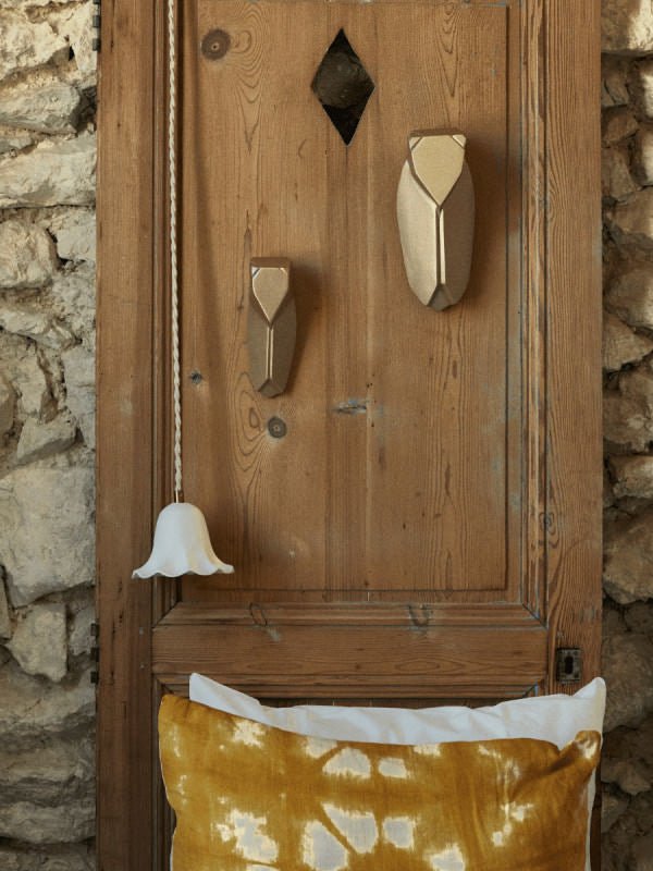 Cigale Muette en céramique - Or Blanc - Monochromic - I.D DECO MARSEILLE