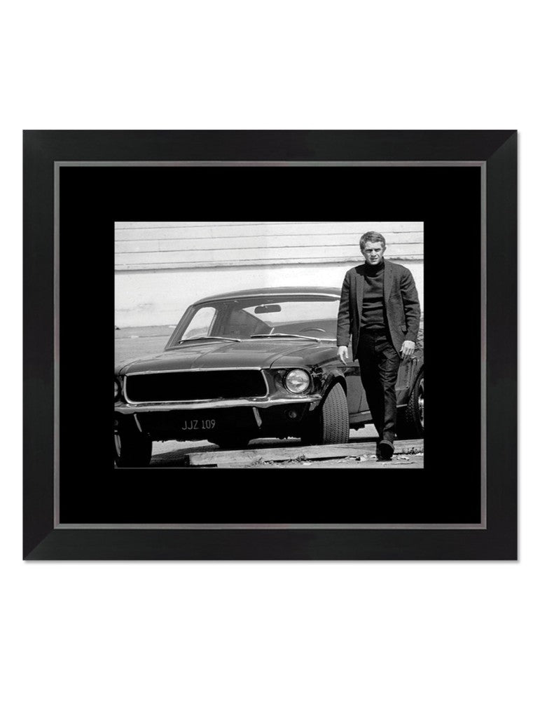 Cinéma - Steve Mcqueen Mustang - Image encadrée - I.D DECO MARSEILLE