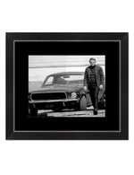 Cinéma - Steve Mcqueen Mustang - Image encadrée - I.D DECO MARSEILLE